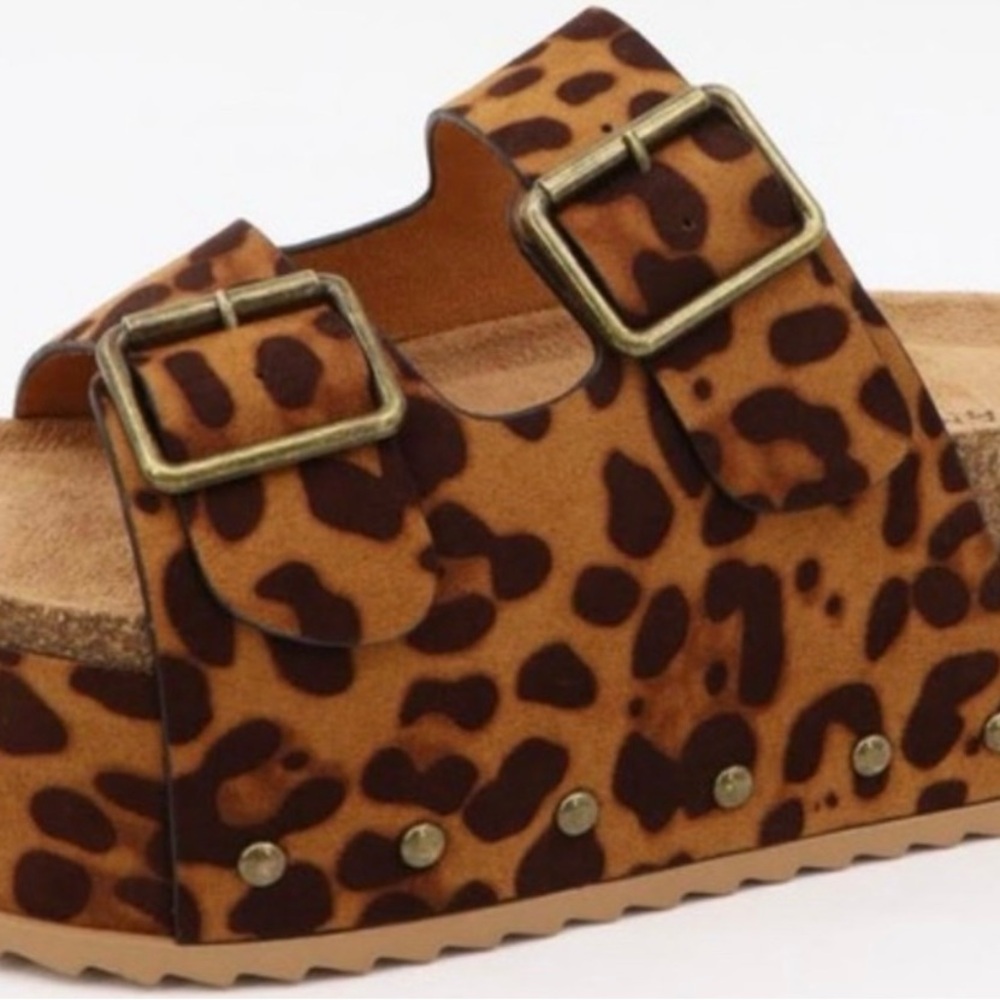 Leopard Print Women's Sandals